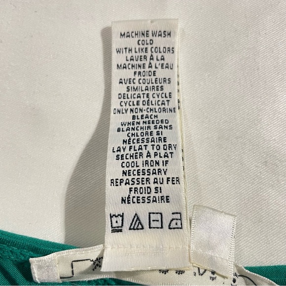 Max Studio Green Sleeveless Pleated Bodice Maxi Dress Size Small - Picture 9 of 11